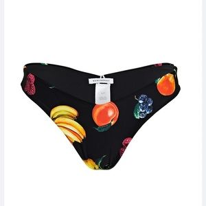 Weworewhat Delilah Printed Bikini Bottoms SZ L